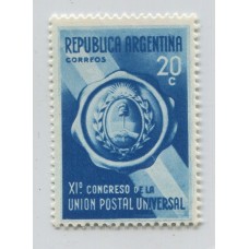 ARGENTINA 1939 GJ 825b ESTAMPILLA MINT VARIEDAD 